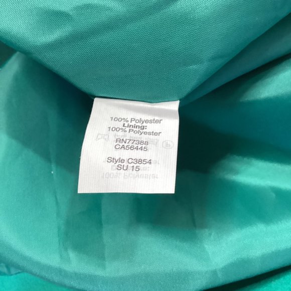 NWT J. Crew Factory Emerald Green Twist Back MIDI Dress - Size 6 - Picture 9 of 9